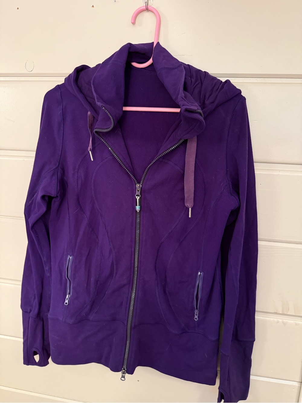 lululemon athletica Deep Purple Full‑Zip Hooded Jacket